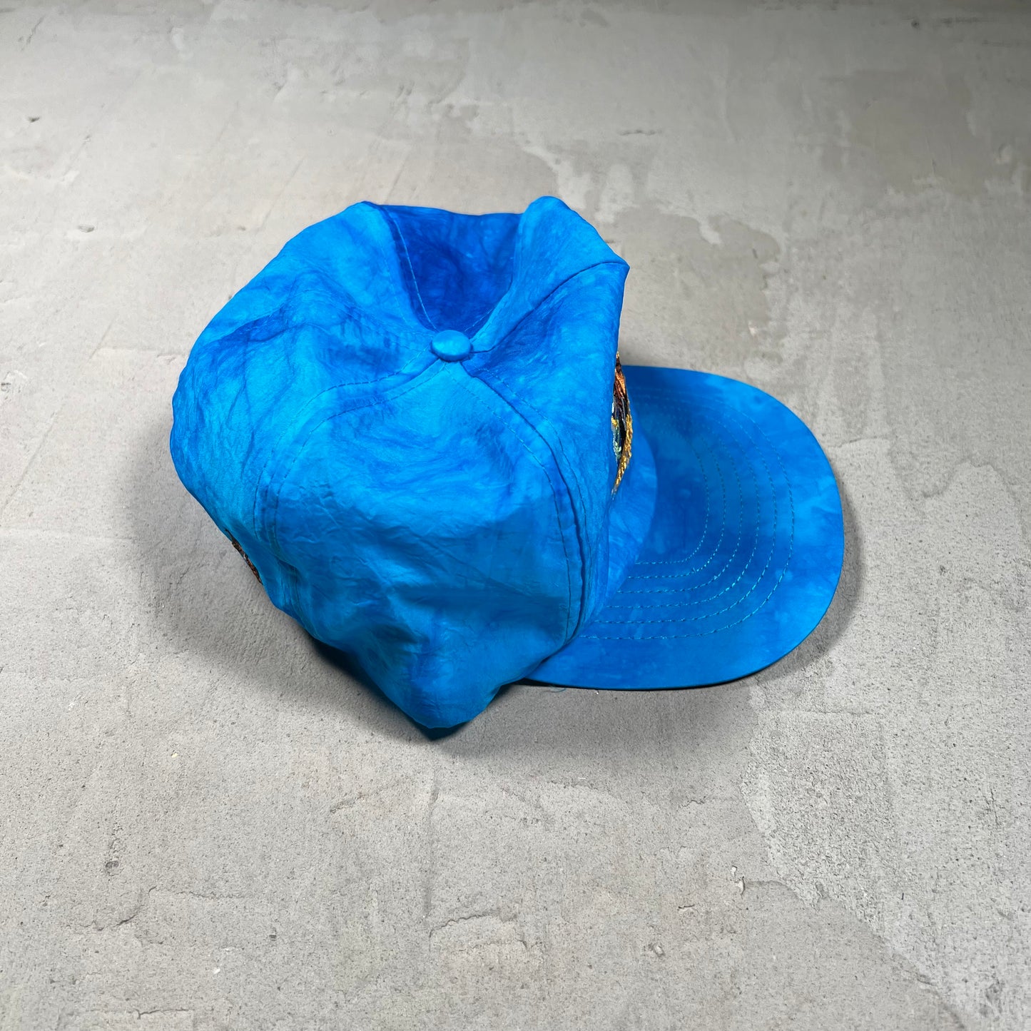 1990s Camel "Smooth Character" Blue Nylon Snapback Hat USED v19729