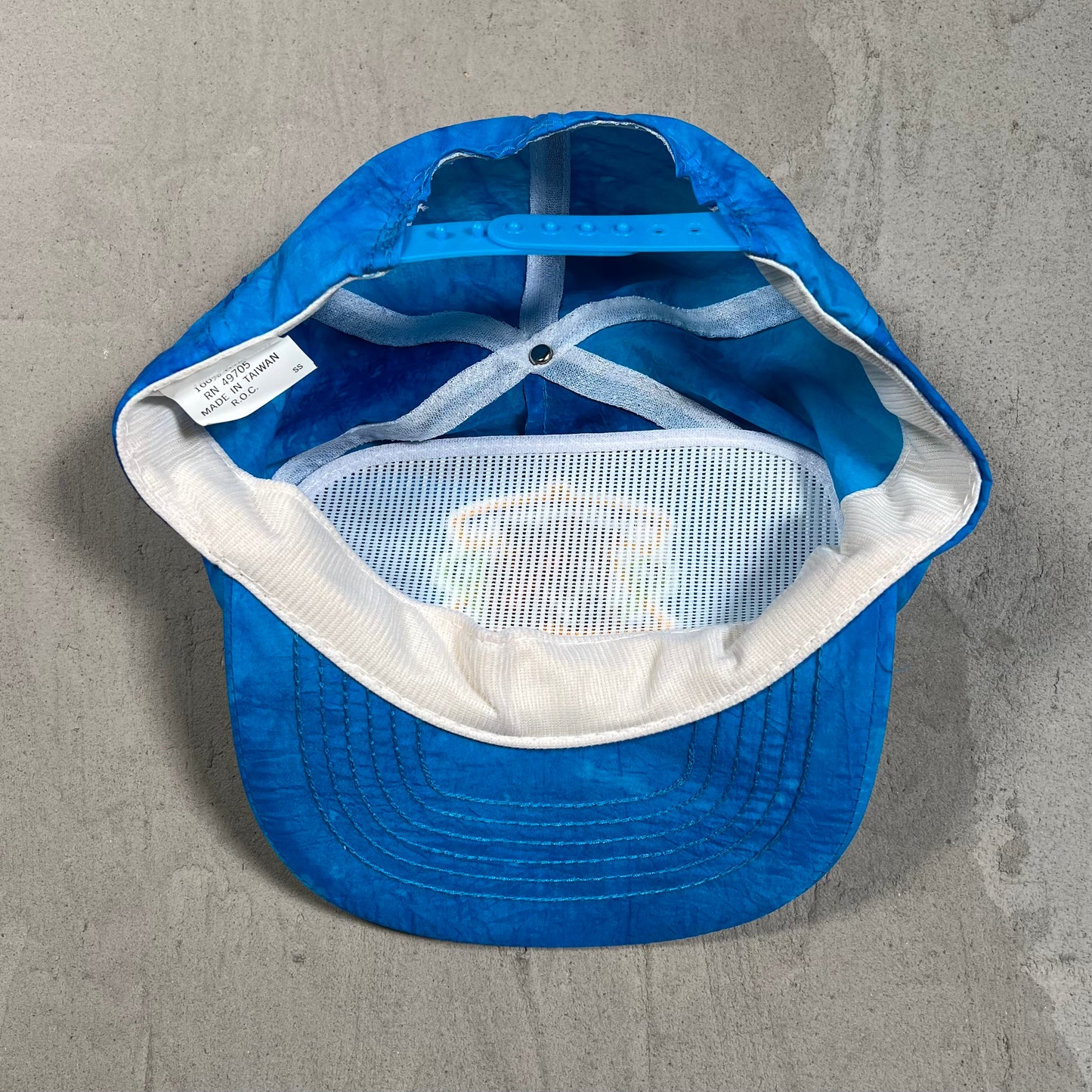 1990s Camel "Smooth Character" Blue Nylon Snapback Hat USED v19729