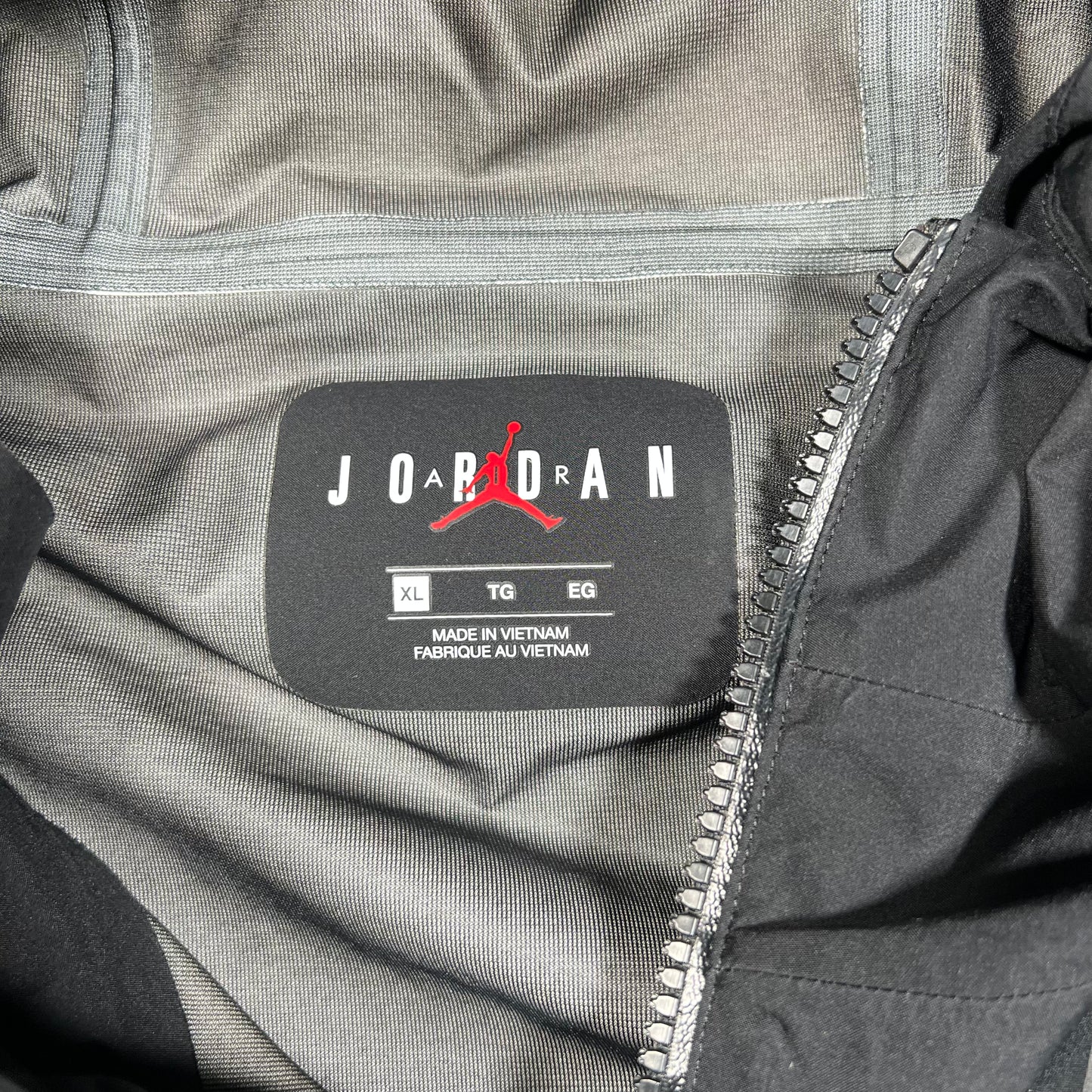 Jordan Gore-Tex Black Lightweight Jacket Size XL USED v19683