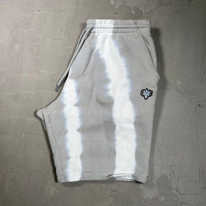 Ice Cream Tie Dye Grey/White Shorts Size Large USED x17796