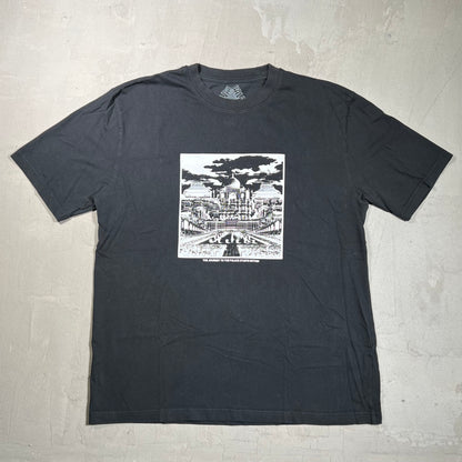 Palace The Journey To The Palace Starts Within Black Tee Size XL USED x17826