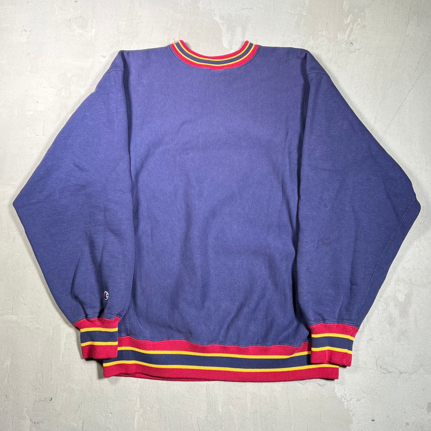 1990s Cornell Reverse Weave Purple Champion Crewneck Size XL USED v19664