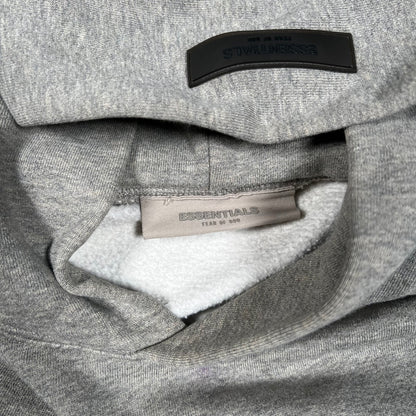Essentials Fear of God FOG Grey Logo Hoodie Size Small USED x17671