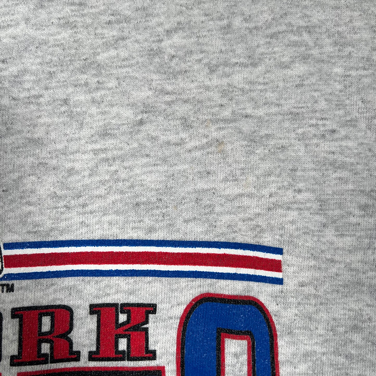 1993 New York Gaints Crest Grey Crewneck Size Large USED v19762