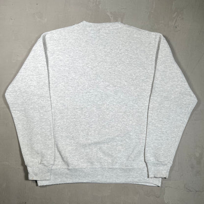 1993 New York Gaints Crest Grey Crewneck Size Large USED v19762