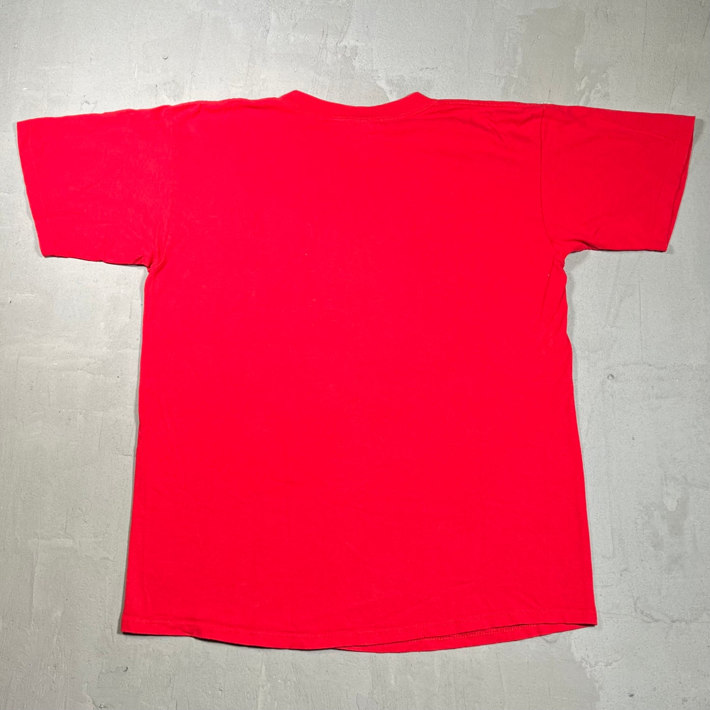 1993 Chicago Bulls 3 Time Champions Red Tee Size XL USED v19757