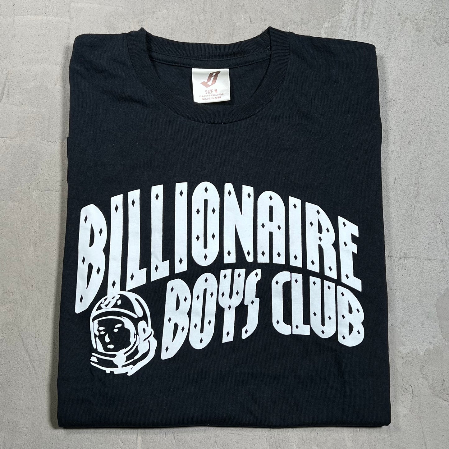 Billionaire Boys Club BBC Classic Logo Black Tee Size Medium USED x17892
