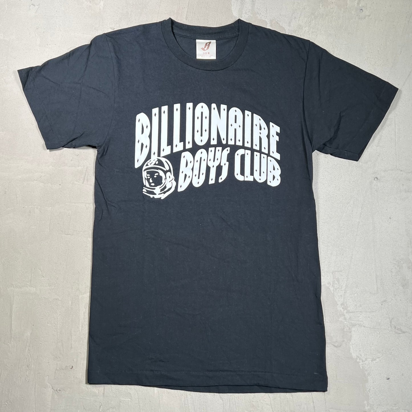 Billionaire Boys Club BBC Classic Logo Black Tee Size Medium USED x17892