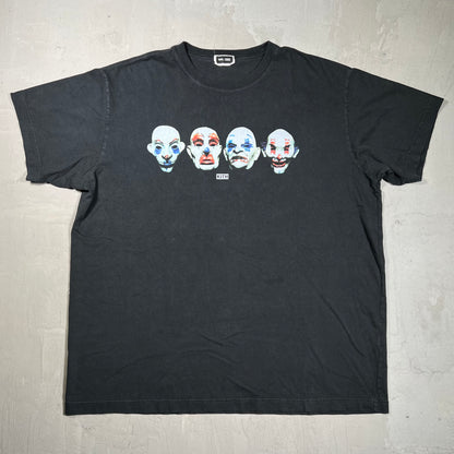 Kith Bat Man The Dark Knight Joker Clown Mask Black Tee Size XL USED x17887