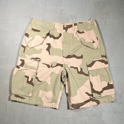 Stussy Sand Camo Cargo Shorts Size 34 USED x17863