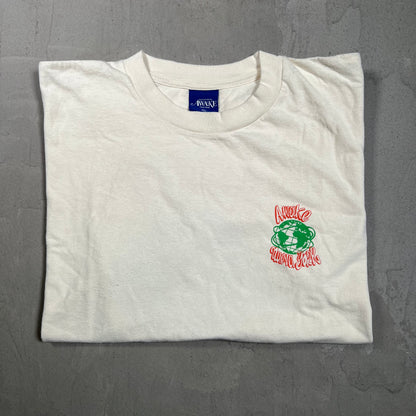 Awake NY Crawford Cream Tee Size XL USED x17862