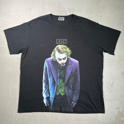 Kith Batman Dark Knight Joker Black Tee Size XXL USED x17859