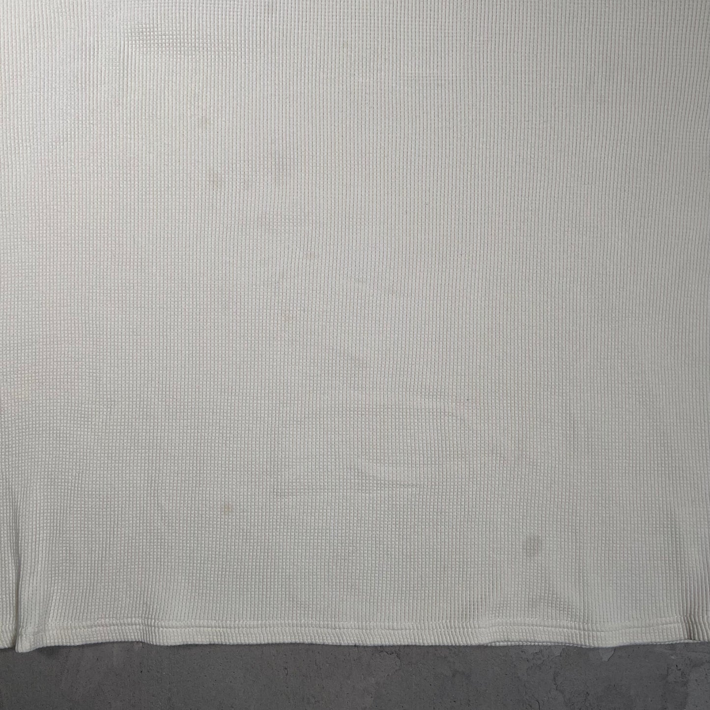 Fear of God FOG Essentials White Thermal Longsleeve Size Large USED x17858