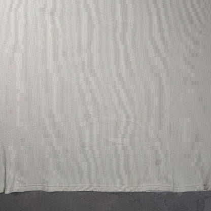 Fear of God FOG Essentials White Thermal Longsleeve Size Large USED x17858