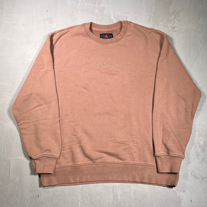 Air Jordan Basic Light Brown Crewneck Size XL USED v19735