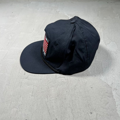 1989 Rolling Stones Steel Wheels Tour Dark Navy SnapBack Hat USED v19752