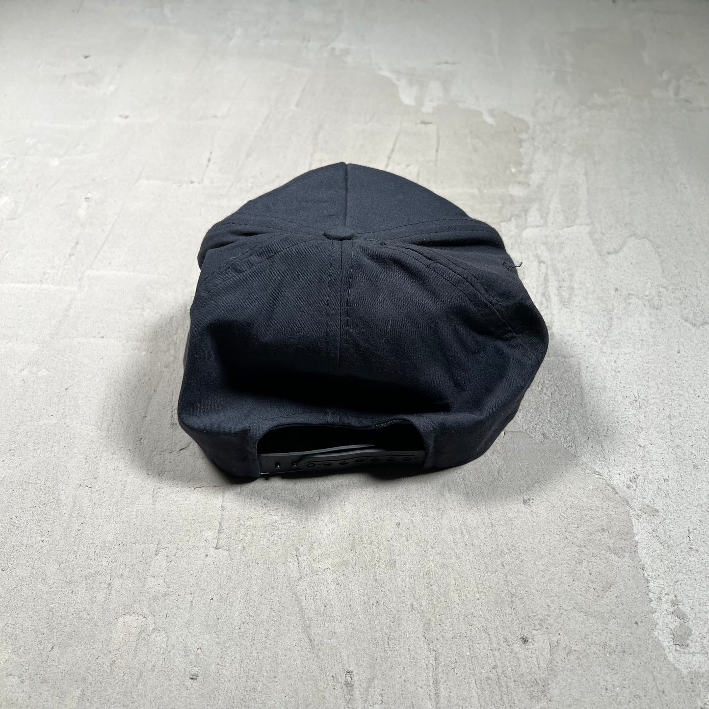 1989 Rolling Stones Steel Wheels Tour Dark Navy SnapBack Hat USED v19752