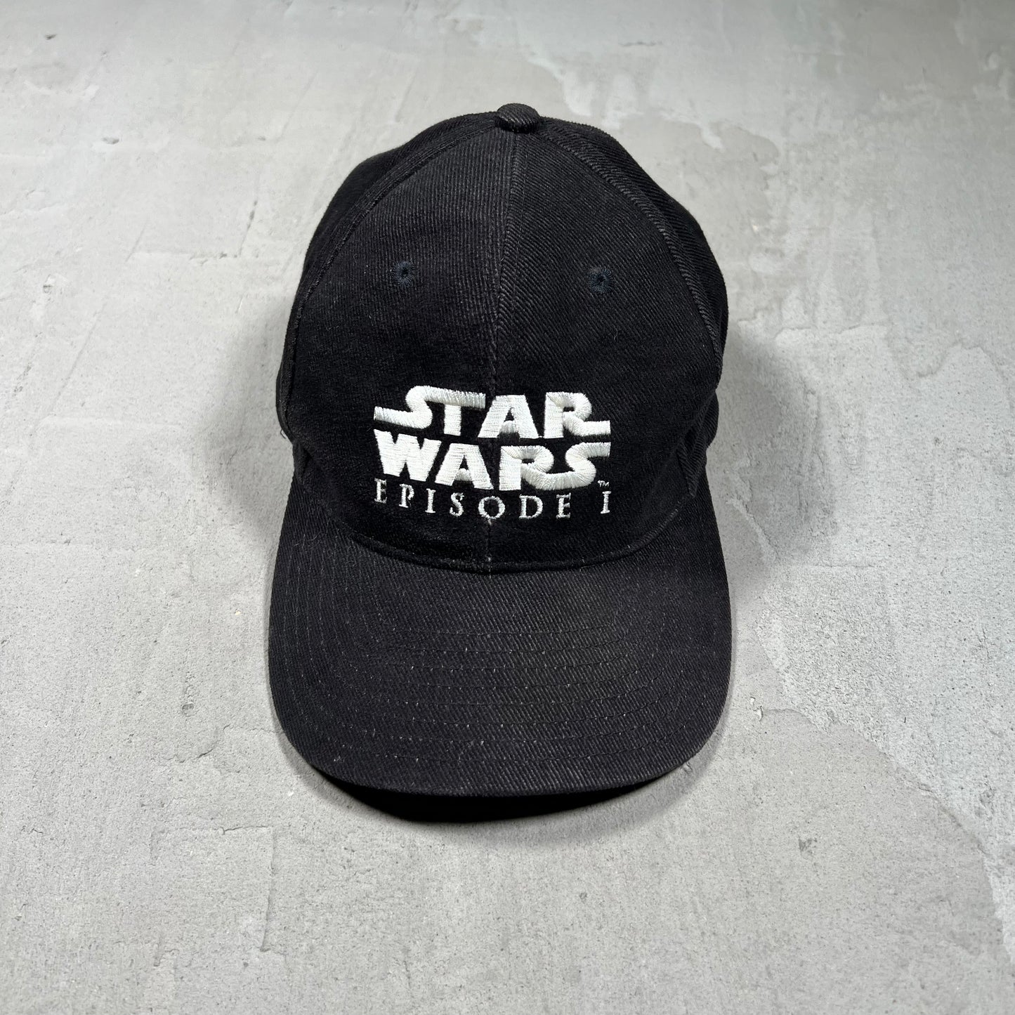 1999 Star Wars Episode 1 Pepsi Promo Black Strap Hat USED v19753