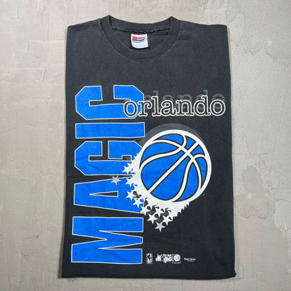 1994 Orlando Magic Black Tee Size Medium USED v19743