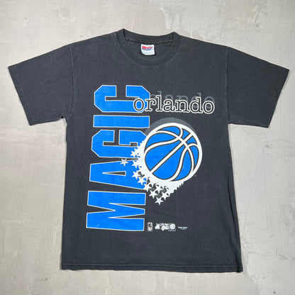 1994 Orlando Magic Black Tee Size Medium USED v19743