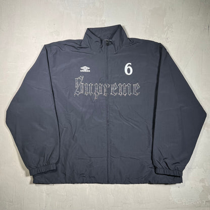 Supreme Umbro Rhinestone Black Track Jacket Size XXL NEW x17915