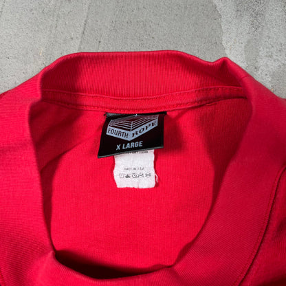 Fourth Rope Westside Gunn Mick Foley Red Tee Size XL USED x17923