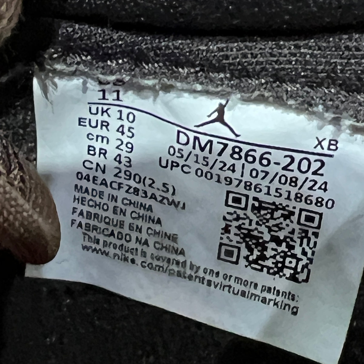 Jordan 1 Low Travis Scott Velvet Brown (2024) Size 11 USED s23258