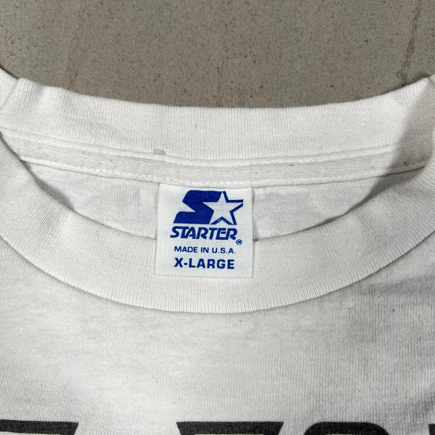 1996 Yankees World Series Champs Starter White Tee Size XL USED v19790