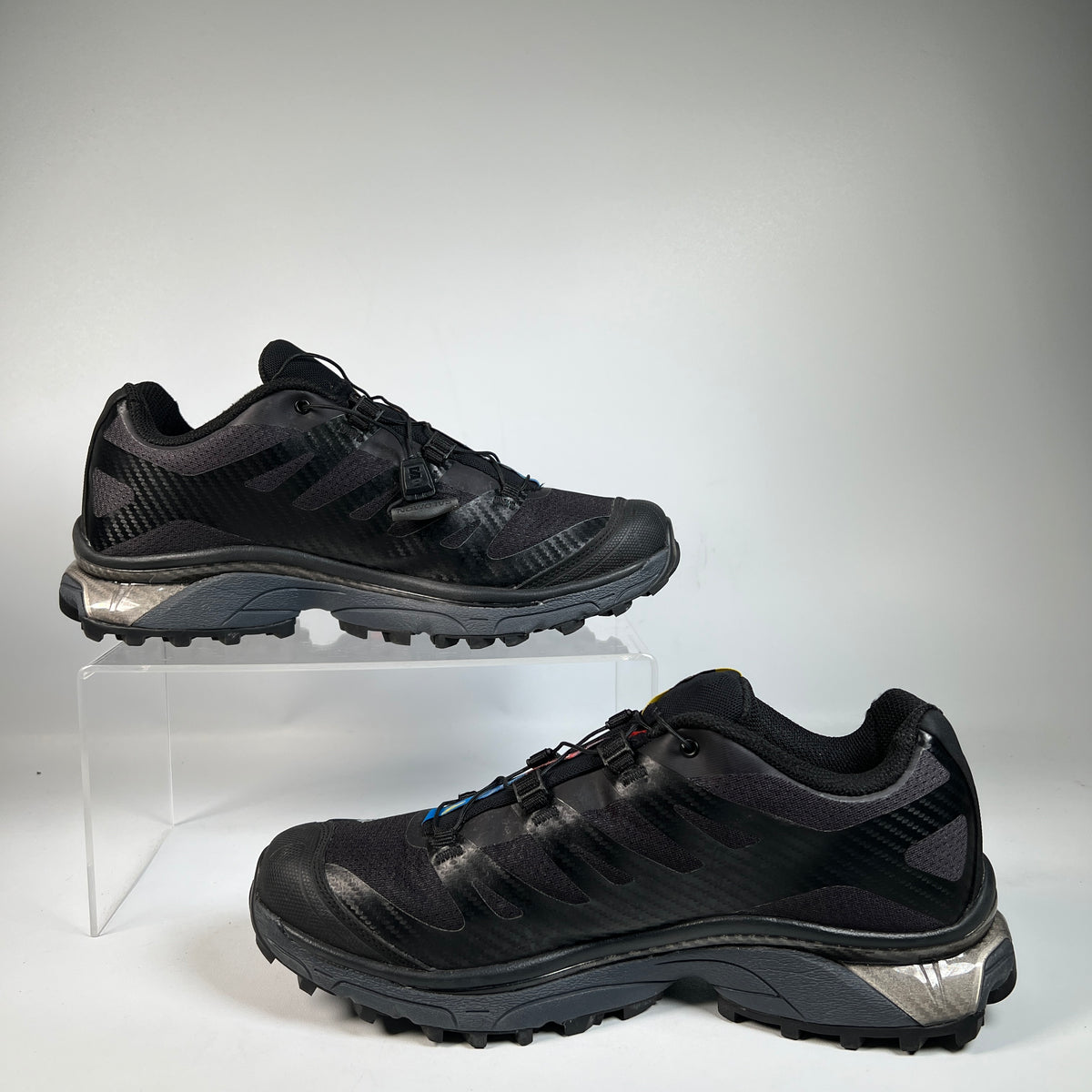 Salomon XT-4 OG Black Silver Metallic (2023) Size 9.5 USED s23264
