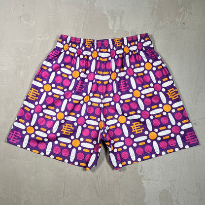 Eric Emanuel Groovy Purple Shorts Size Large USED x17920