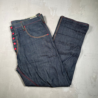 Evisu Daicock Limited 271 of 500 Blue Jeans Size 40x34 USED x17925