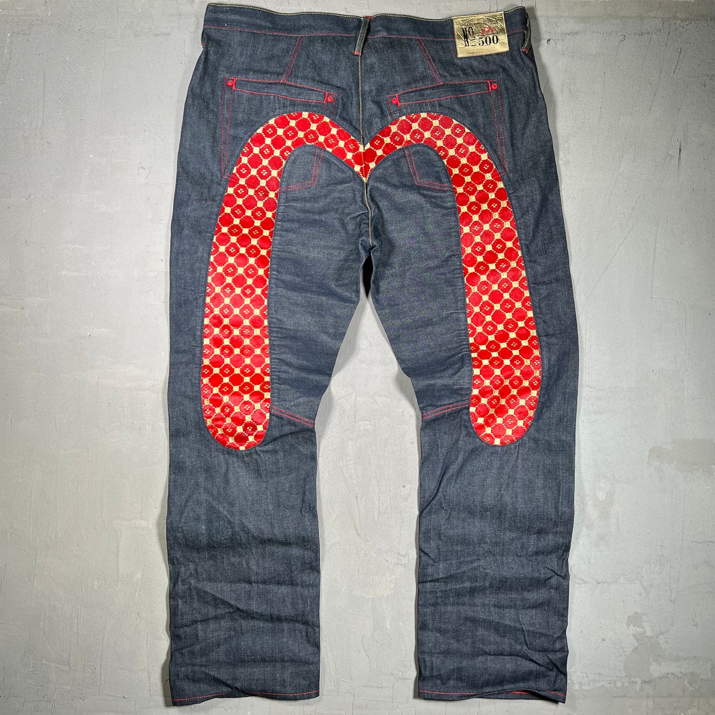 Evisu Daicock Limited 271 of 500 Blue Jeans Size 40x34 USED x17925