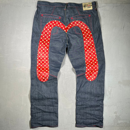 Evisu Daicock Limited 271 of 500 Blue Jeans Size 40x34 USED x17925