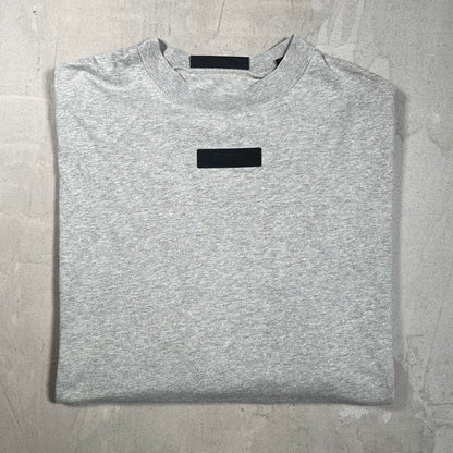 Fear of God FOG Essentials Grey Tee Size Large USED x17901