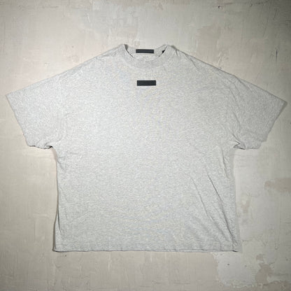 Fear of God FOG Essentials Grey Tee Size Large USED x17901