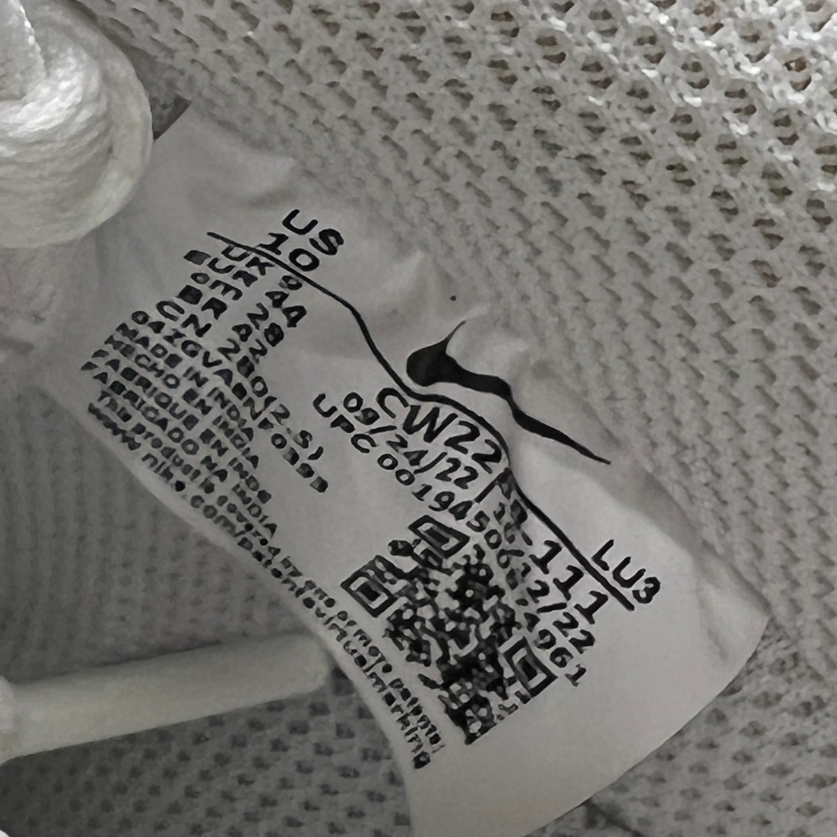 Nike Air Force One Low White (2022) Size 10 USED s23294