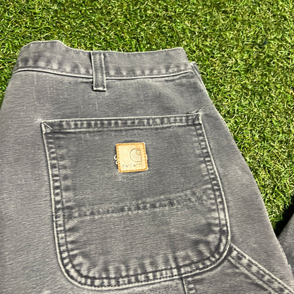 Carhartt Grey Work Pants Size 36 USED v15856