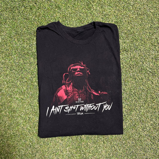 Lil Wayne I Aint Shit Without You Tour Size Large USED v11037