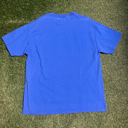 Superman Simple Logo Tee Blue Size XL USED v5715