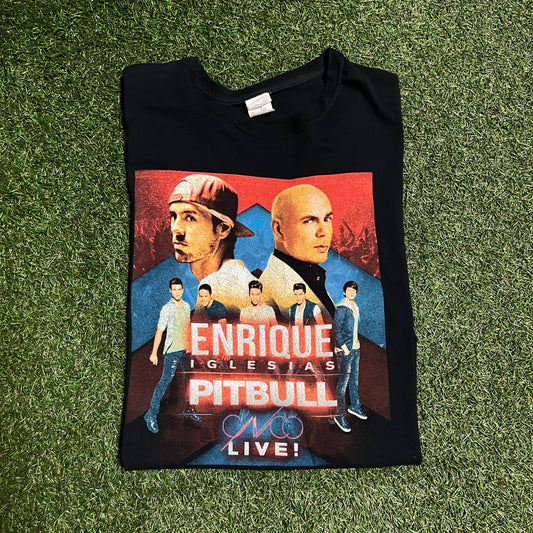 Enrique Iglesias & Pitbull Live Tour Yee Size Large USED v8015