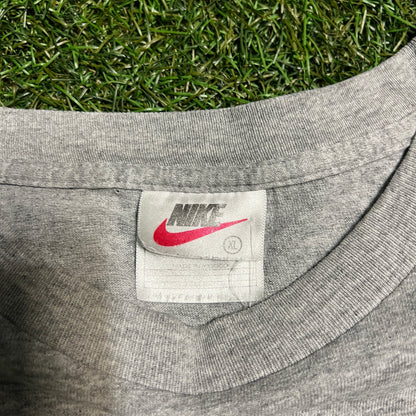 Vintage Nike Check Red Tee Size XL USED v11115