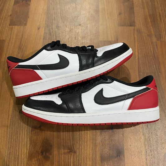 Jordan 1 Low Black Toe 2023 Size 9.5 USED s14249