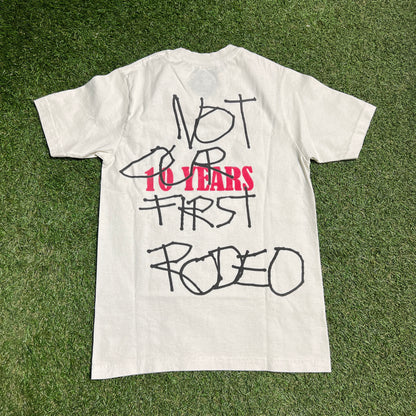 Travis Scott days before rodeo tee white Size small NEW x11589