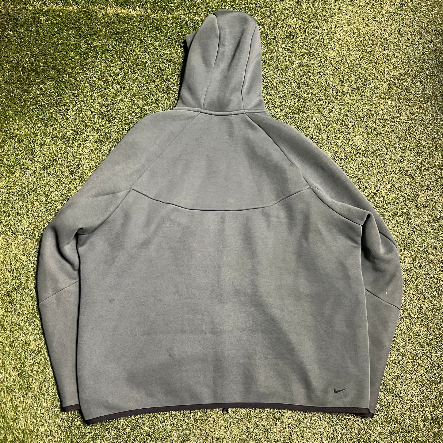 Nike Tech Green Zip Up Hoodie Size XXL USED v15931