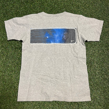 1990s Jordan Brand Maestro Gray Tee Size Medium USED v6553