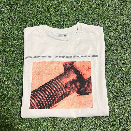 Post Malone H&M Screw Cream Long Sleeve Size Medium NEW v4220
