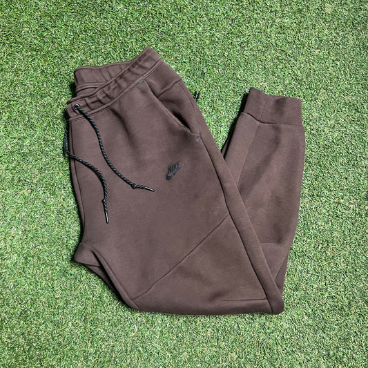 Nike Tech Brown Sweatpants Size Large USED v15929