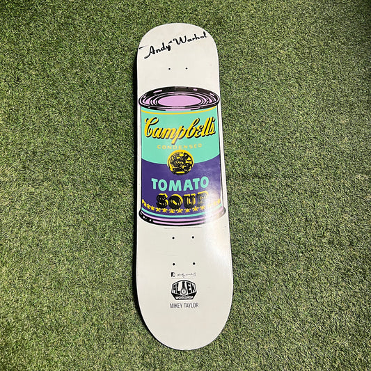 Alien Workshop Andy Warhol Campbell Soup Skateboard Used x8510