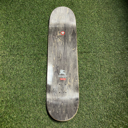Supreme Burberry Skateboard Deck Beige USED x12025