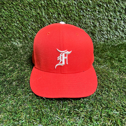 Fear of God FOG Essentials Fitted Orange Hat Size 7 1/4 USED x13380